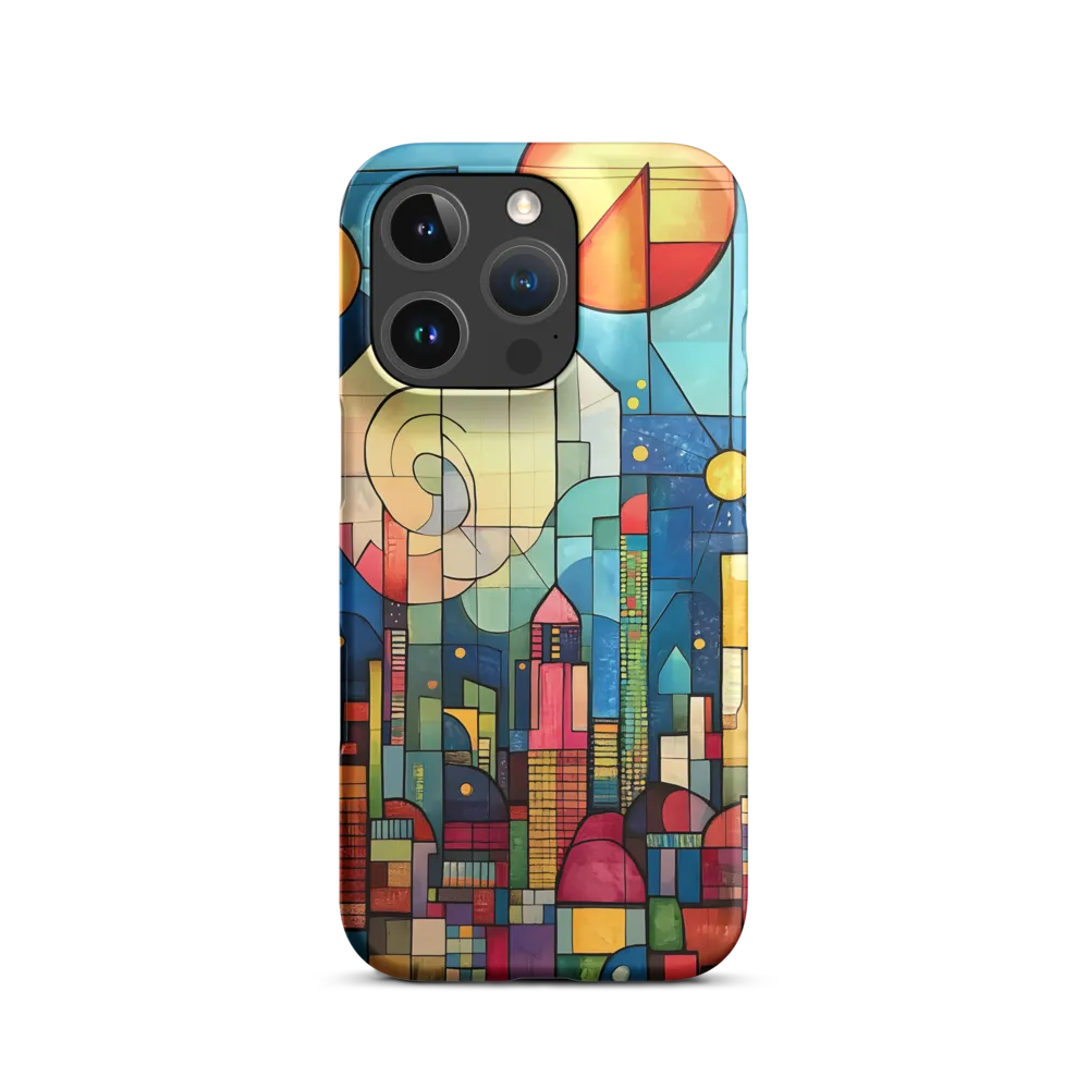 Geometric Harmony: A Vibrant Cityscape