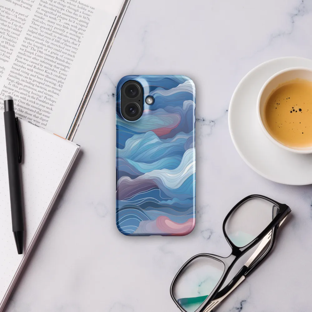 Harmonious Waves | Phone Case |  16 | Snap Case | Glossy