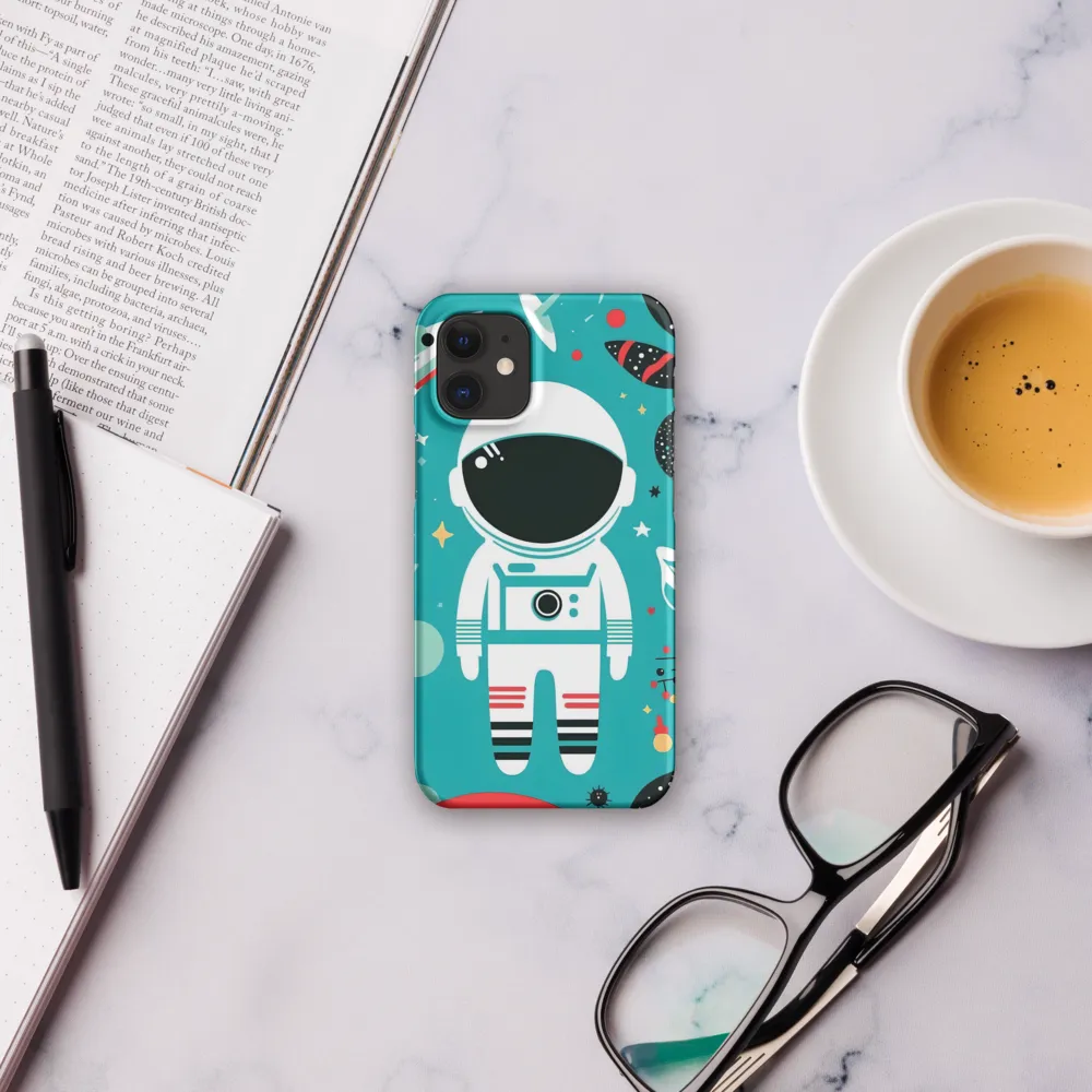 Whimsical Astronaut in Cosmic Wonderland