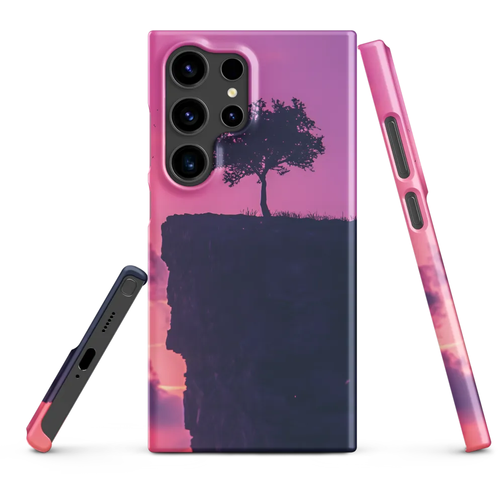 Solitude on the Edge | Phone Case |  S24 Ultra | Snap Case | Matte