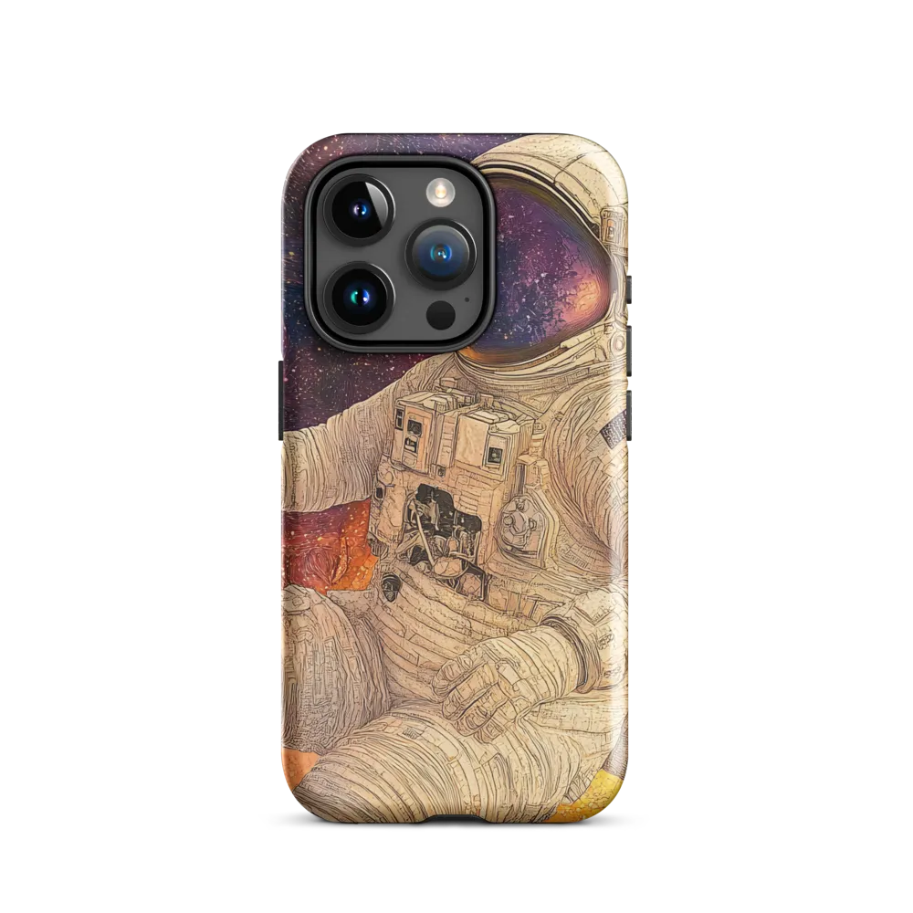 Nebular Mosaic — Seated Astronaut