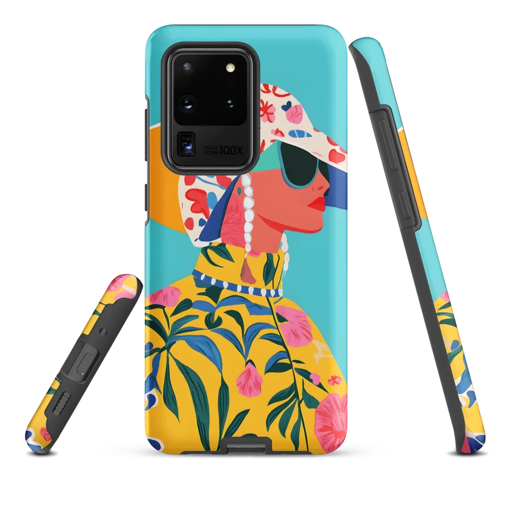 Tropical Confidence: A Fashion Portrait