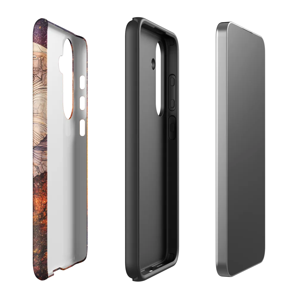 Cosmic Contemplation | Phone Case |  S24 Plus | Tough Case | Matte
