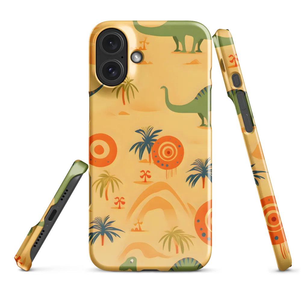 Prehistoric Playtime | Phone Case |  16 Plus | Snap Case | Glossy
