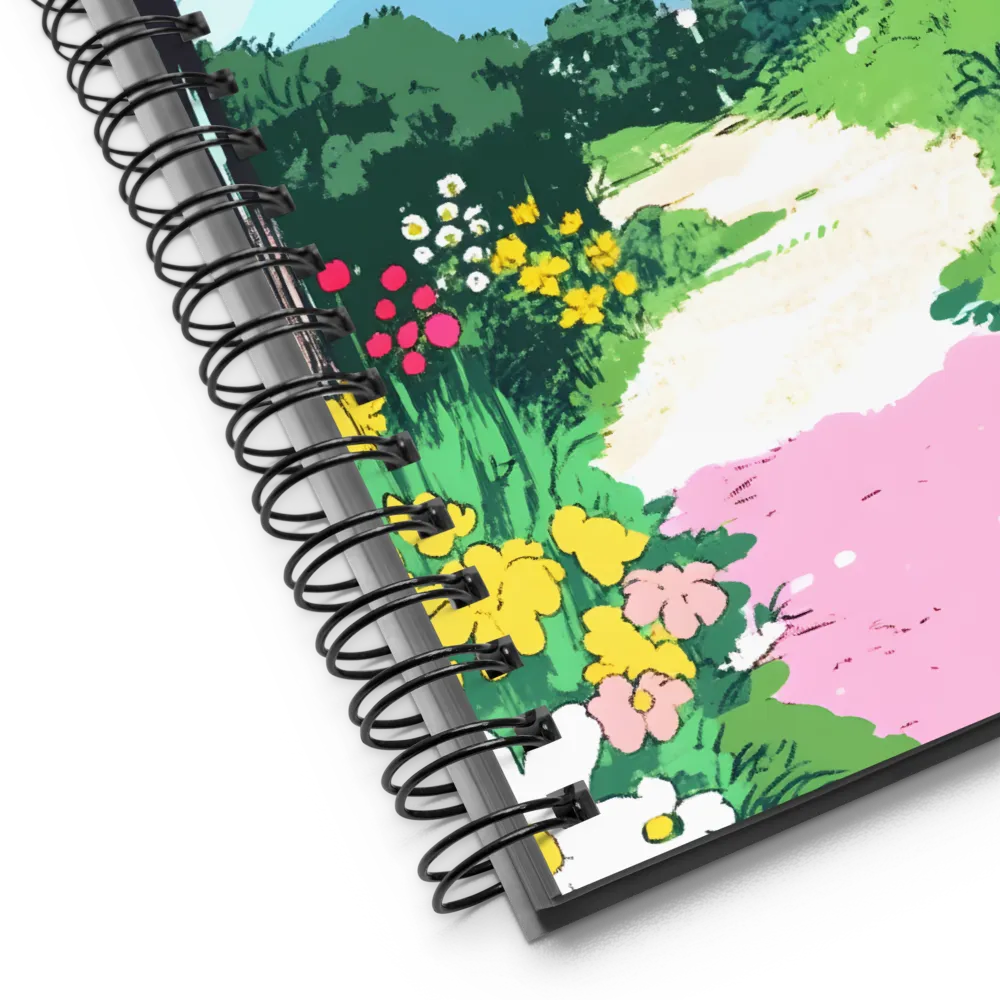 A Serene Journey Through Nature | Spiral Notebook