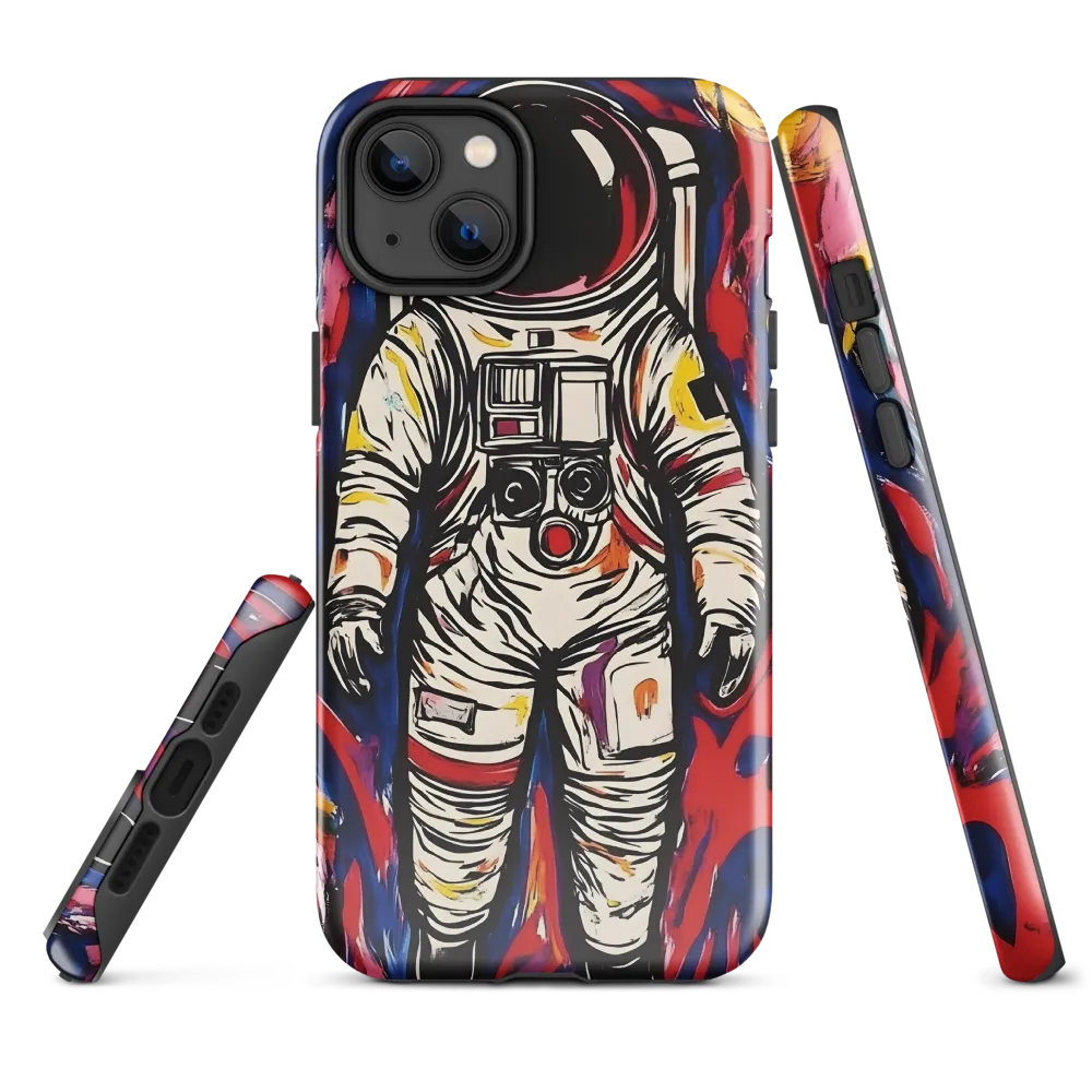 Astronaut in Chromatic Flux