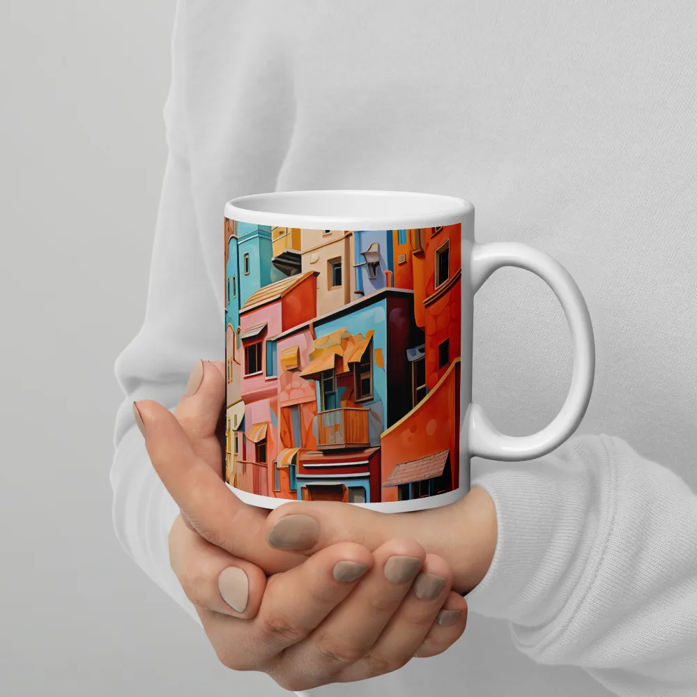 Vibrant Cityscape: A Kaleidoscope of Colors | Mugs | Multiple Sizes & Colors