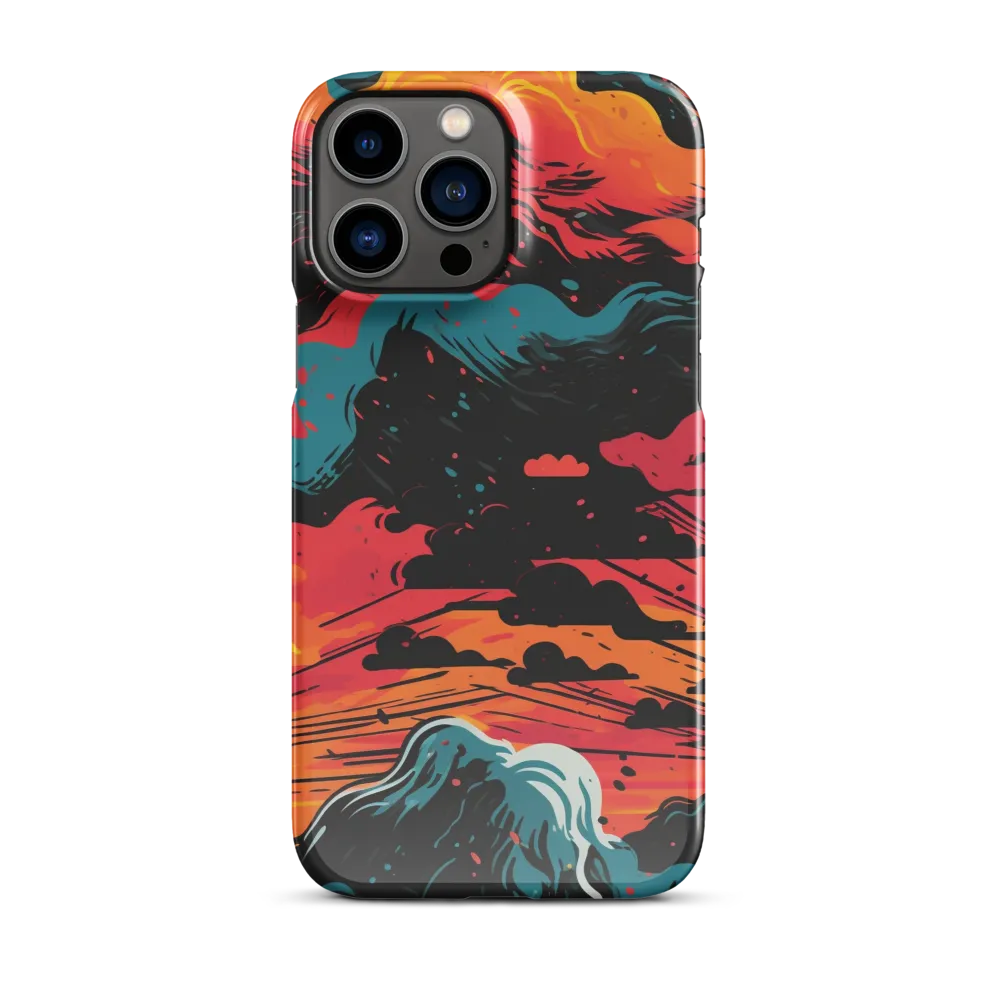 Ethereal Twilight: A Dramatic Landscape in Motion