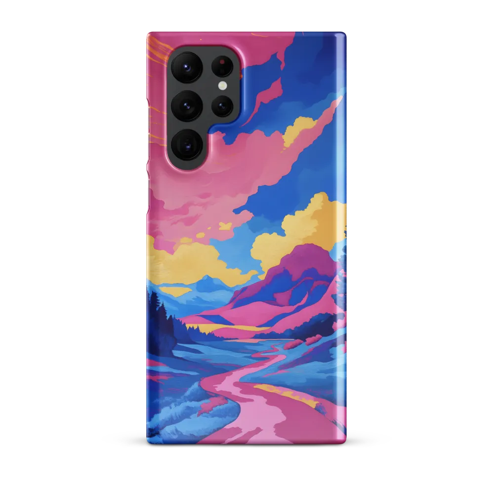 Dreamscape: The Serene River | Phone Case |  S22 Ultra | Snap Case | Glossy