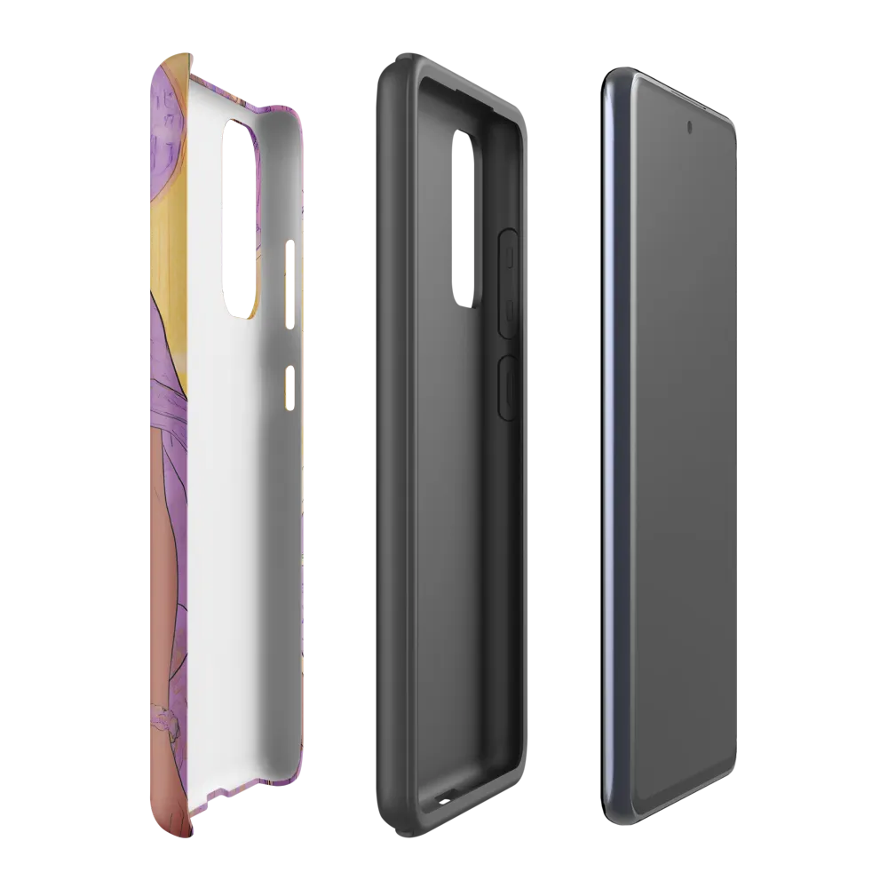 Elegance in Floral Harmony | Phone Case |  S20 FE | Tough Case | Matte