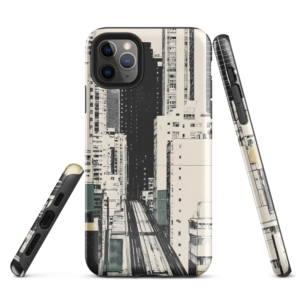 Urban Symphony: A Contemporary Cityscape | Phone Case |  11 Pro Max | Tough Case | Glossy