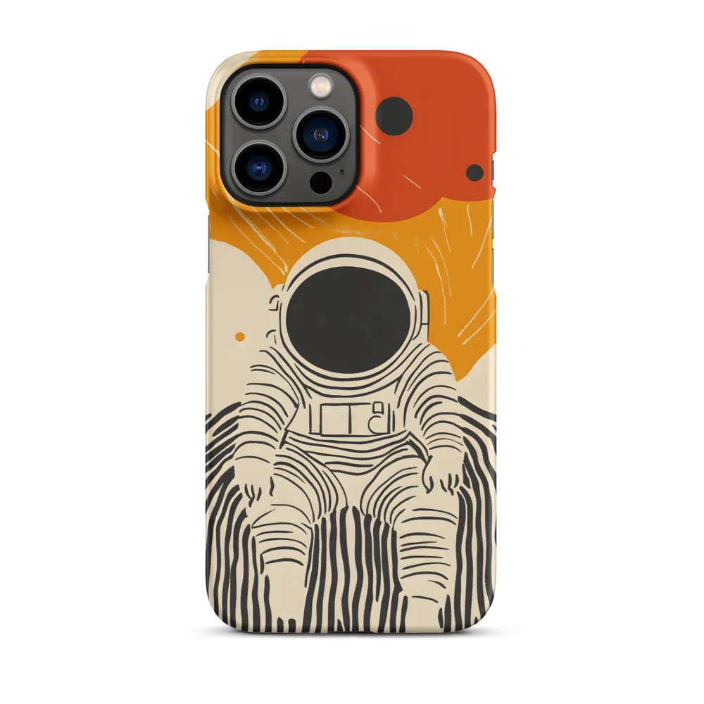 Astronaut in Cosmic Thoughts | Phone Case |  13 Pro Max | Snap Case | Matte
