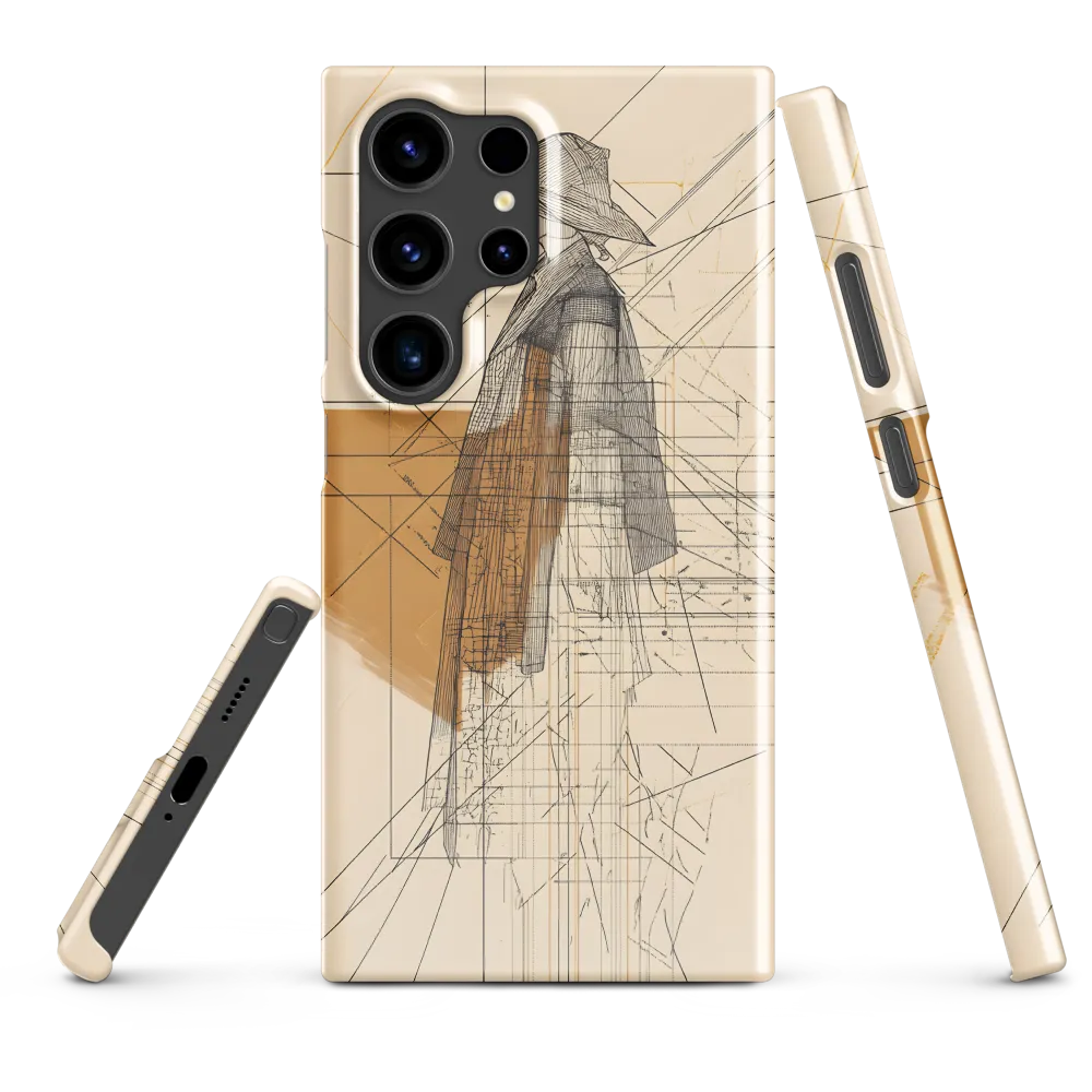 Abstract Profile: A Minimalist Exploration | Phone Case |  S24 Ultra | Snap Case | Glossy