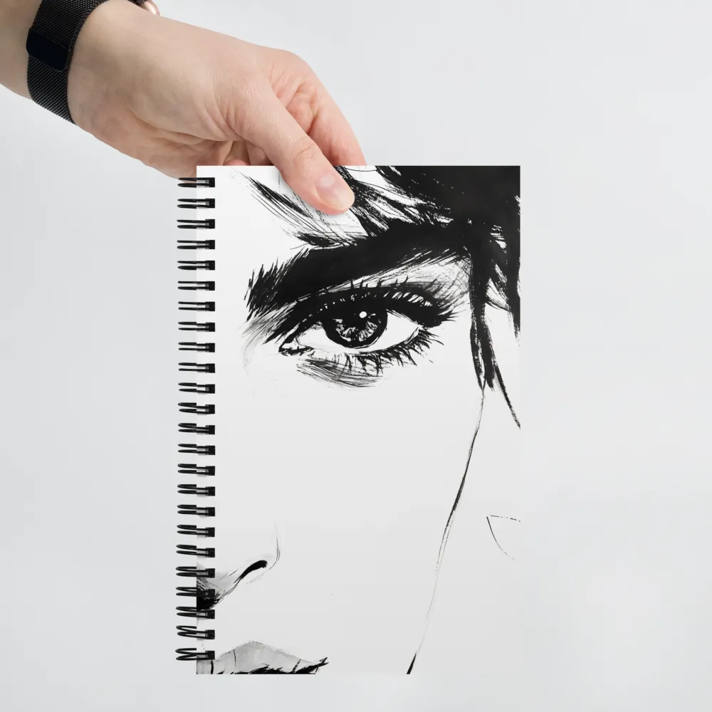 Gaze of Intensity | Spiral Notebook