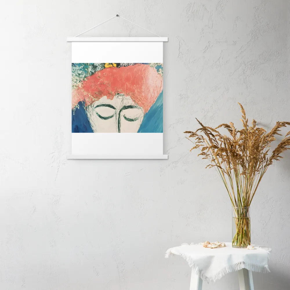 Serenity in Bloom | Poster With White Wood Hanger | 18″×24″