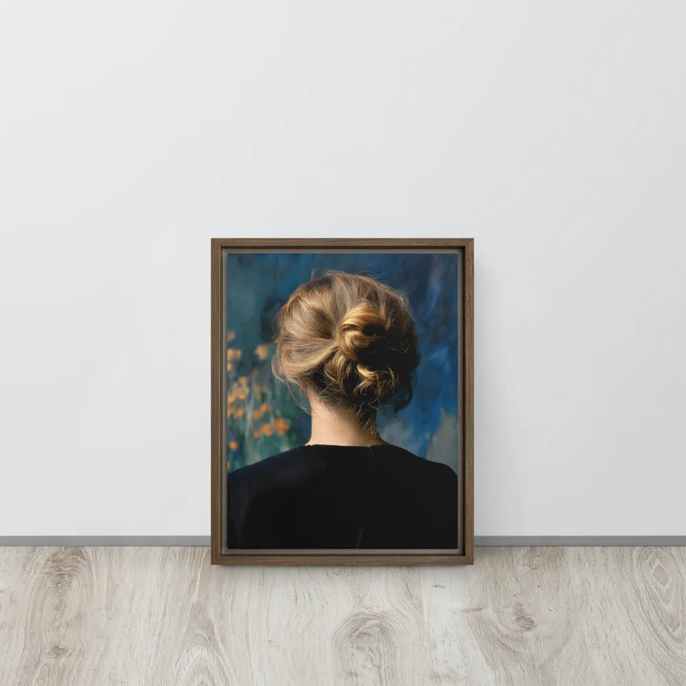 Whispers of Tranquility | Canvas with Brown Frame | 11″×14″