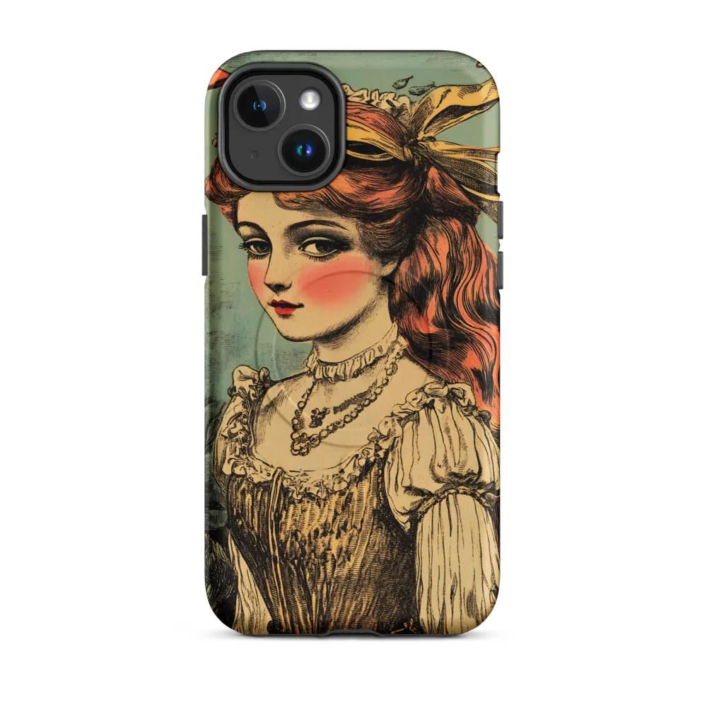 Elegance Beneath the Waves | Phone Case |  14 Plus | MagSafe® Tough Case | Matte