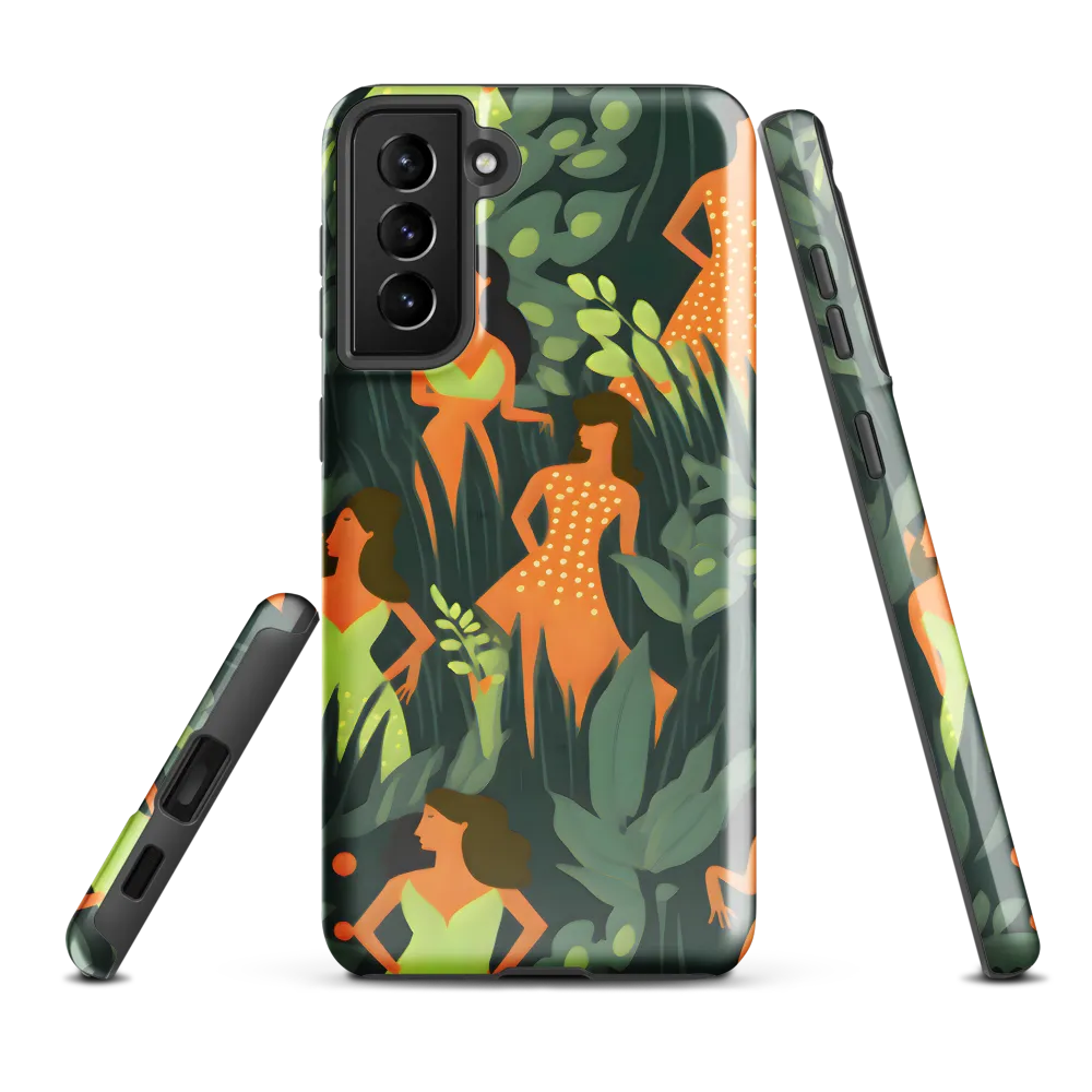 Playful Harmony in Patterns | Phone Case |  S21 Plus | Tough Case | Glossy
