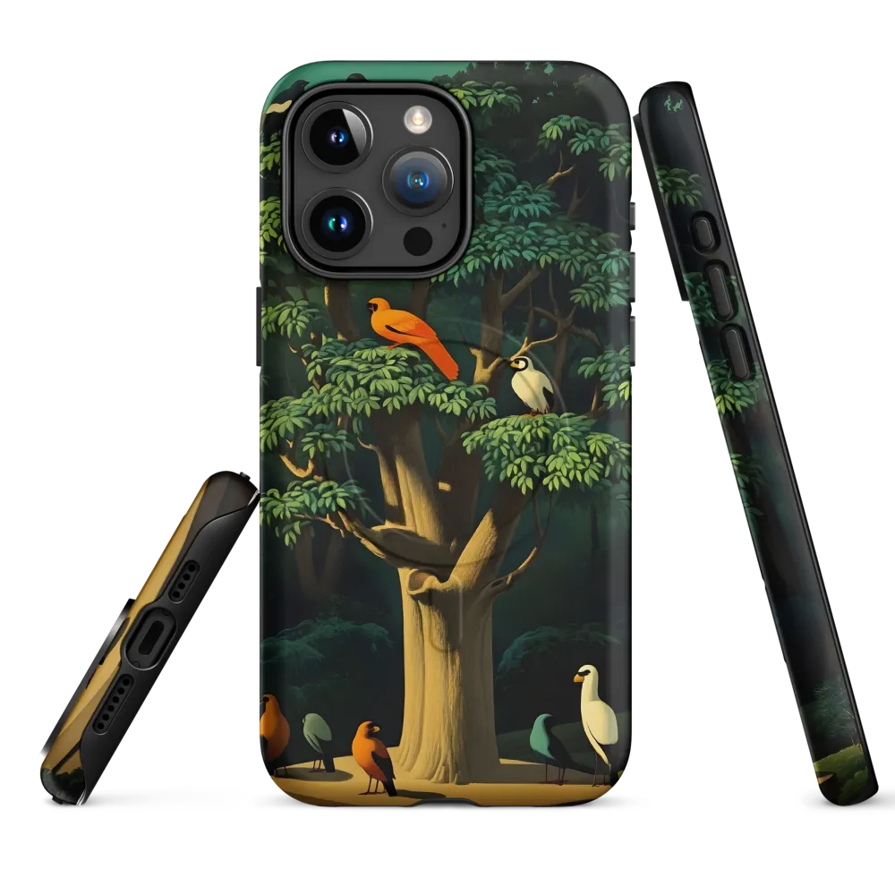 Harmony in Color: A Surreal Bird Symphony