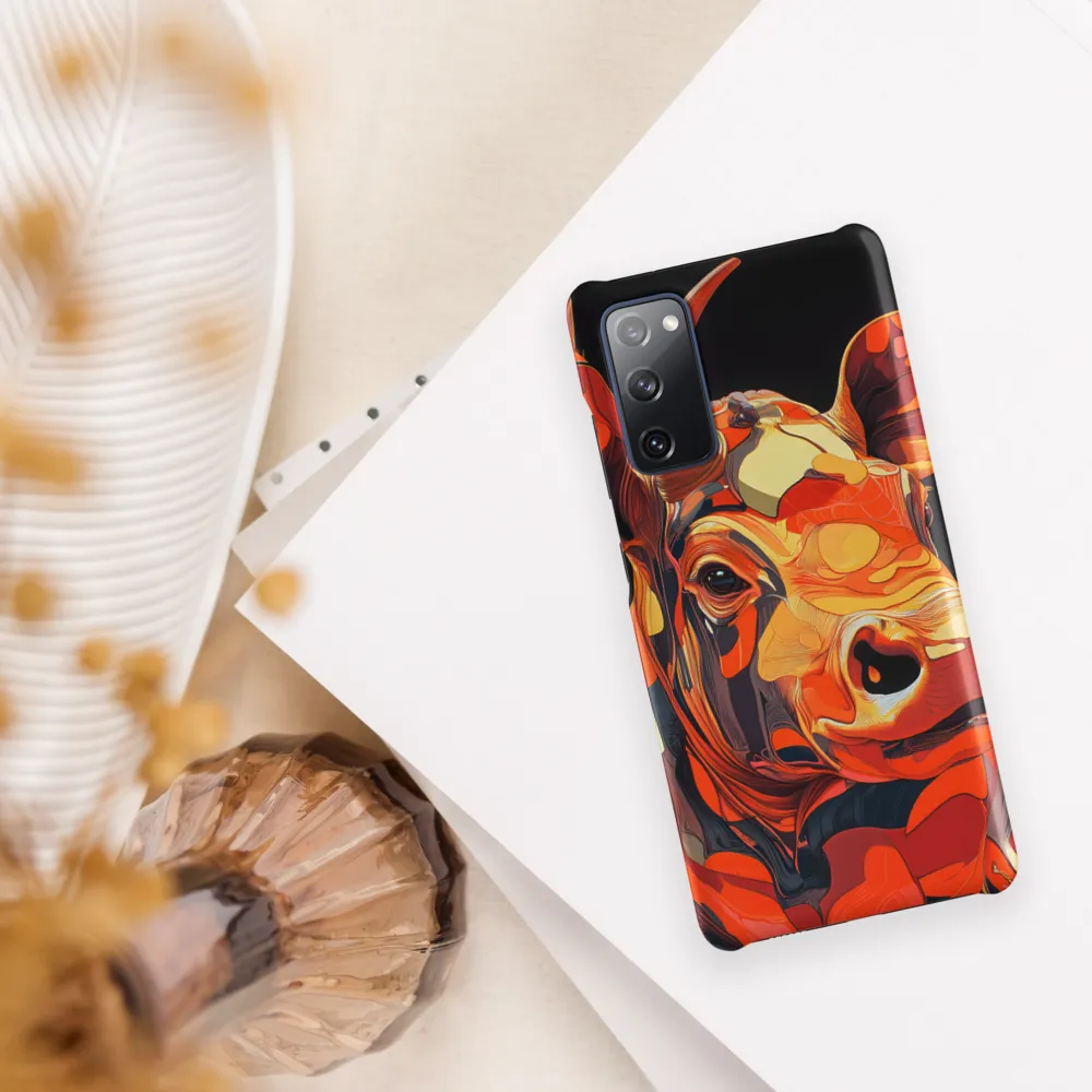 Modern Serenade: The Vibrant Cow