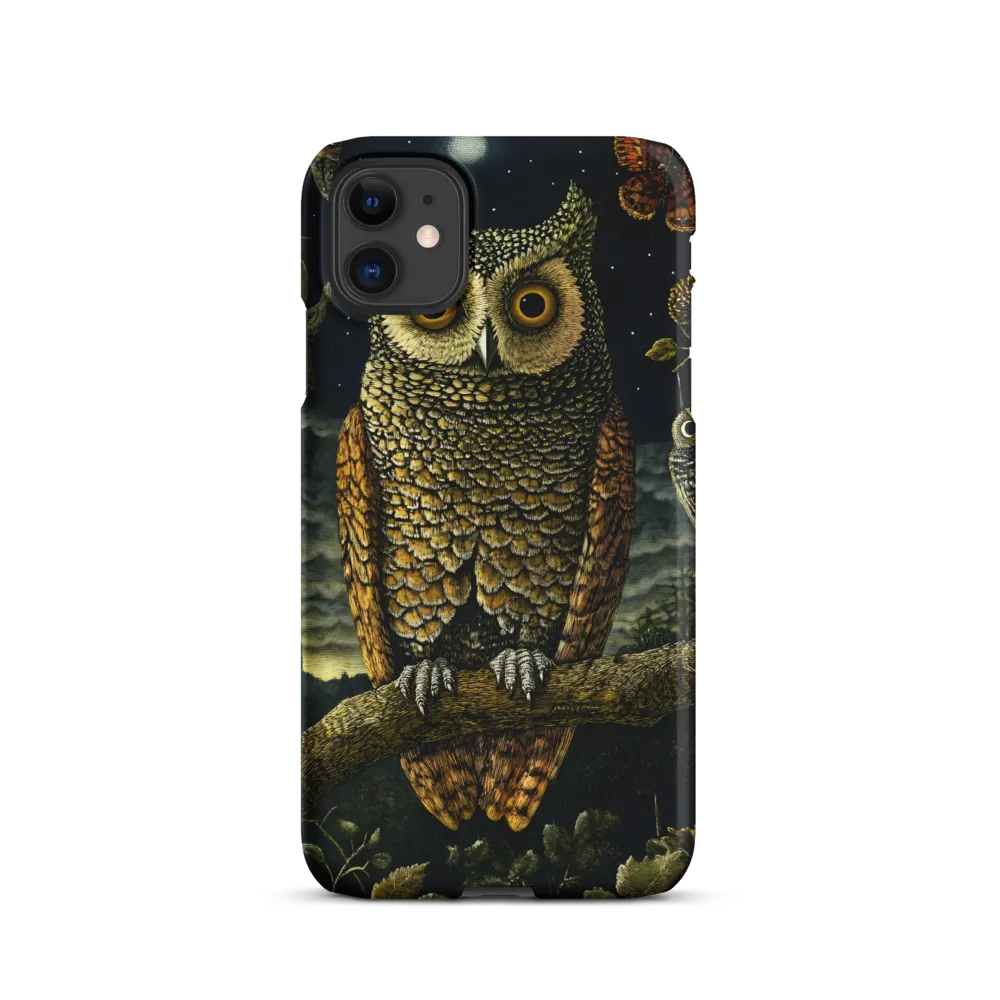 Mystical Night: The Guardian Owl | Phone Case |  11 | Snap Case | Matte