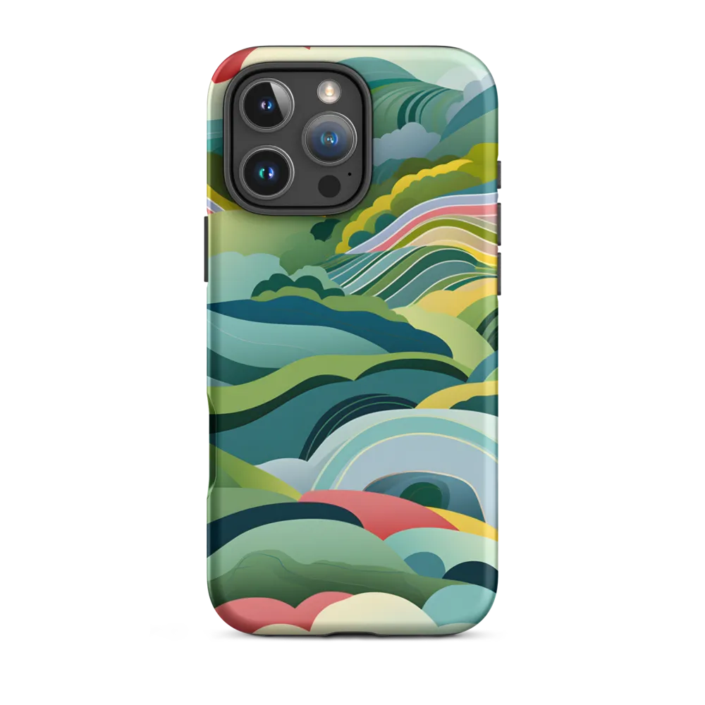 Waves of Serenity | Phone Case |  16 Pro Max | Tough Case | Matte