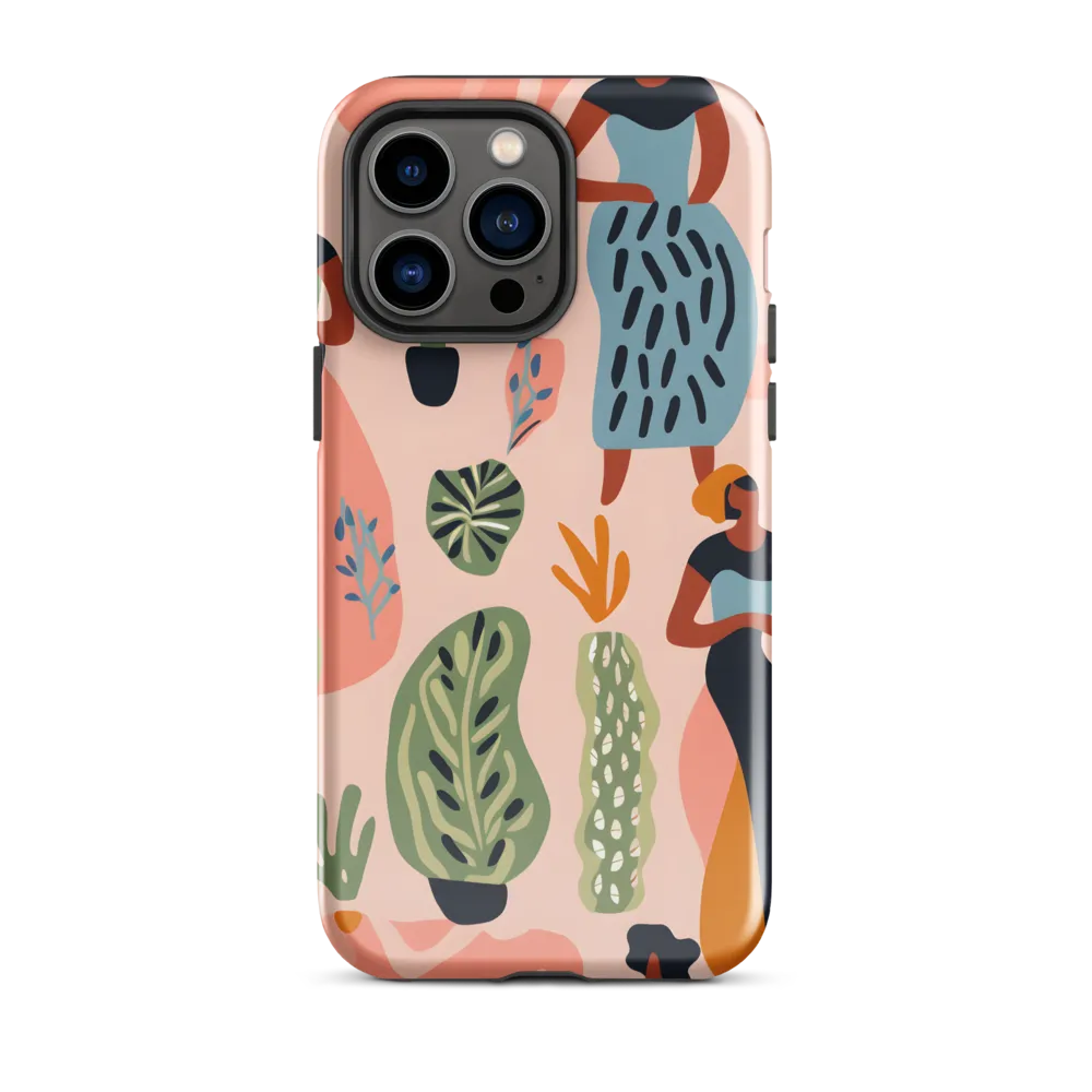 Harmony of Nature and Femininity | Phone Case |  14 Pro Max | Tough Case | Glossy