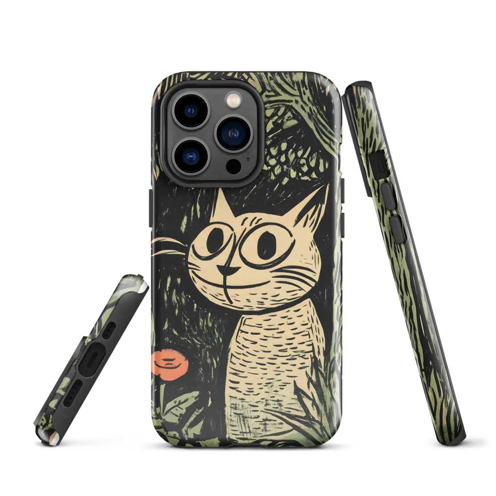 Whimsical Cat in the Forest