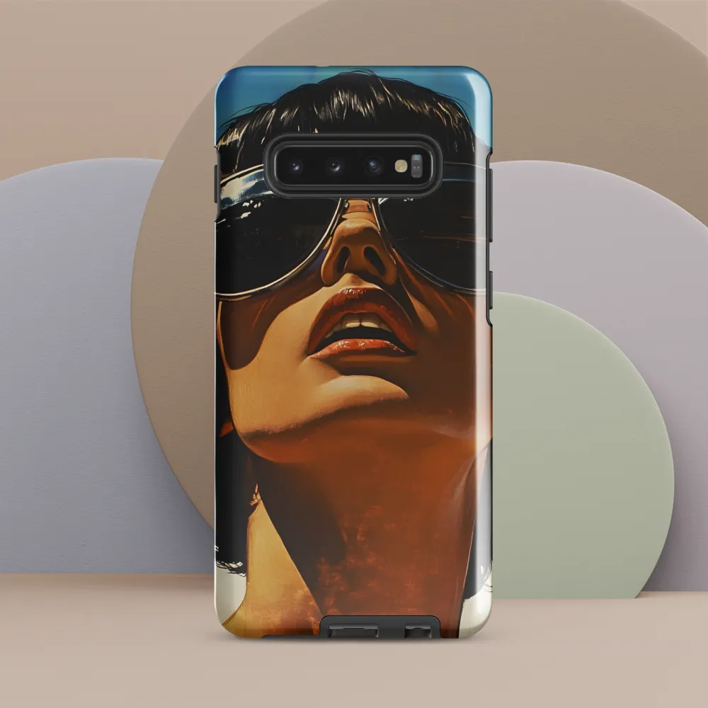 Gazing Into the Blue | Phone Case |  S10 Plus | Tough Case | Glossy