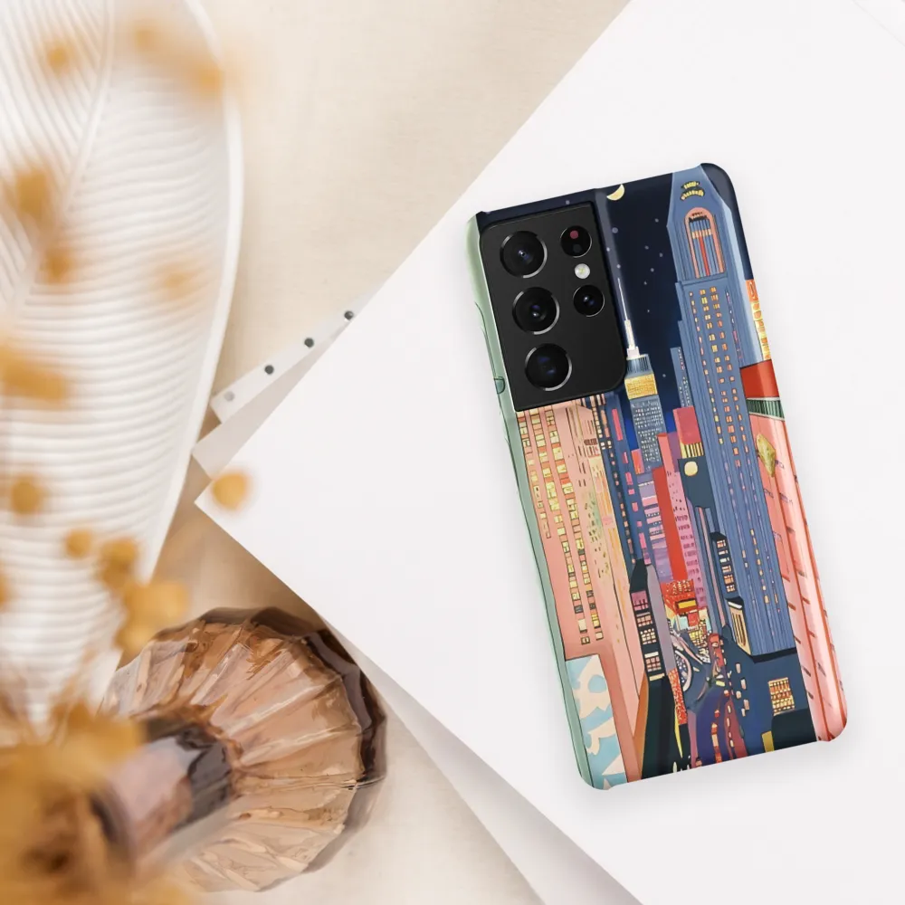 Urban Dreamscape: A Pop Art Night | Phone Case |  S21 Ultra | Snap Case | Matte