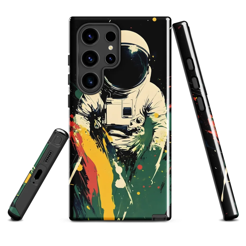 Cosmic Splash: The Astronaut's Journey