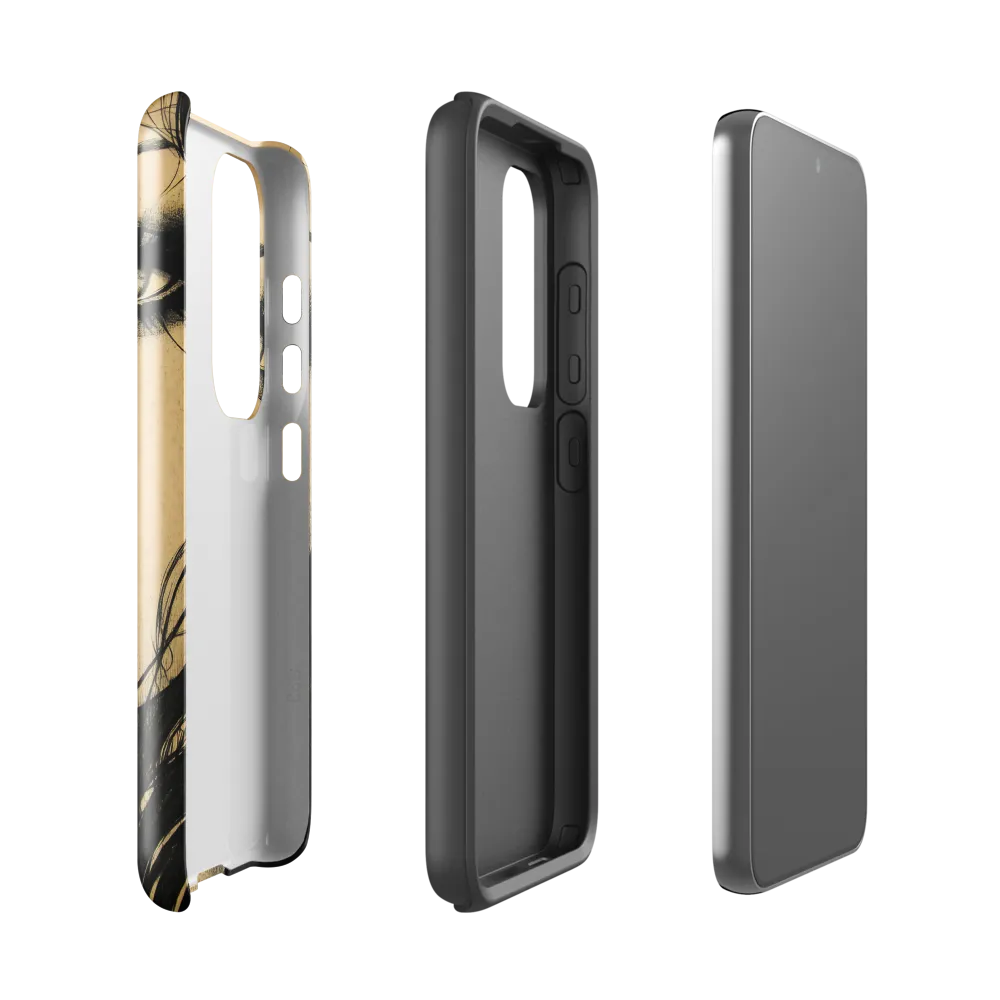 Enigmatic Gaze | Phone Case |  S23 | Tough Case | Glossy