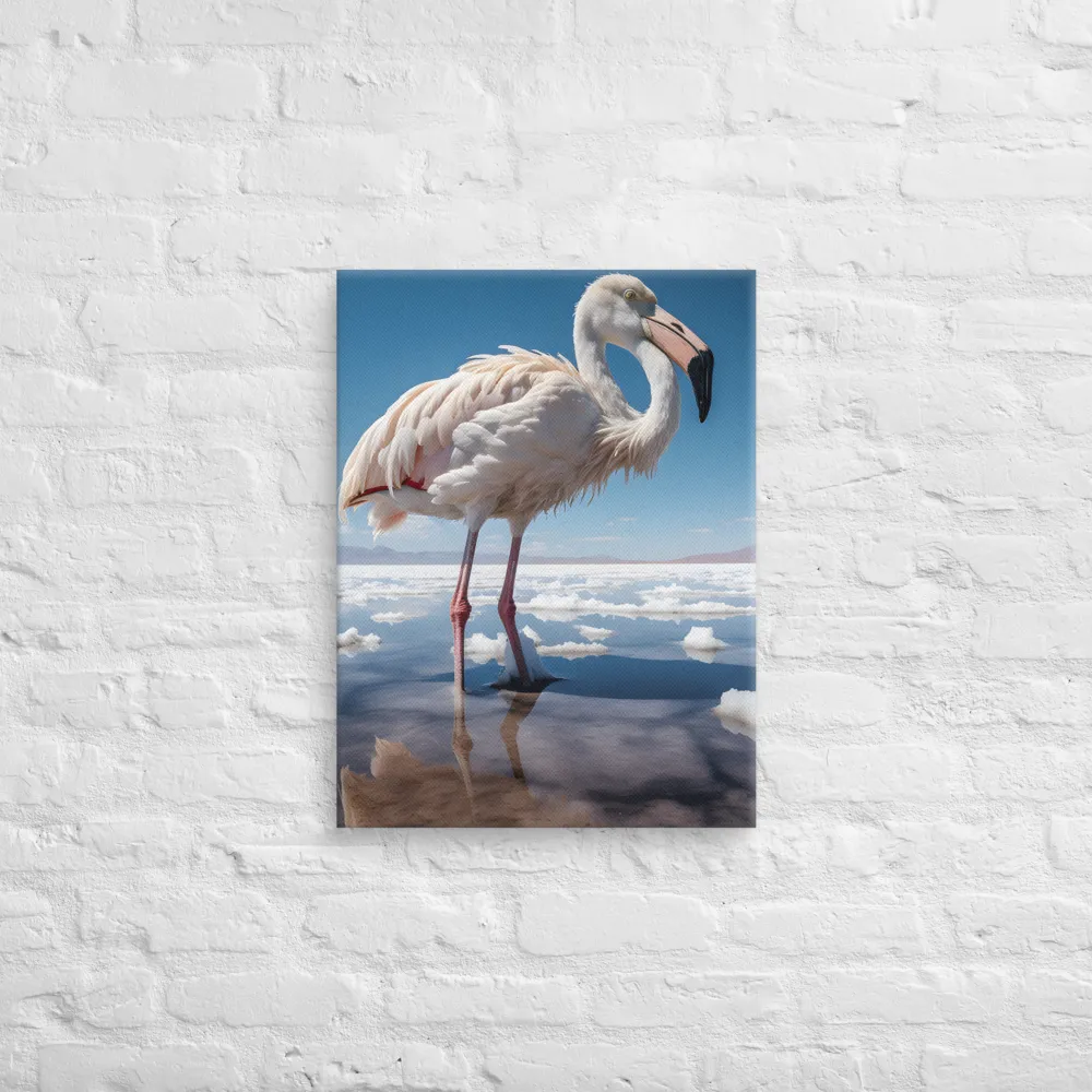 Graceful Solitude of a Flamingo