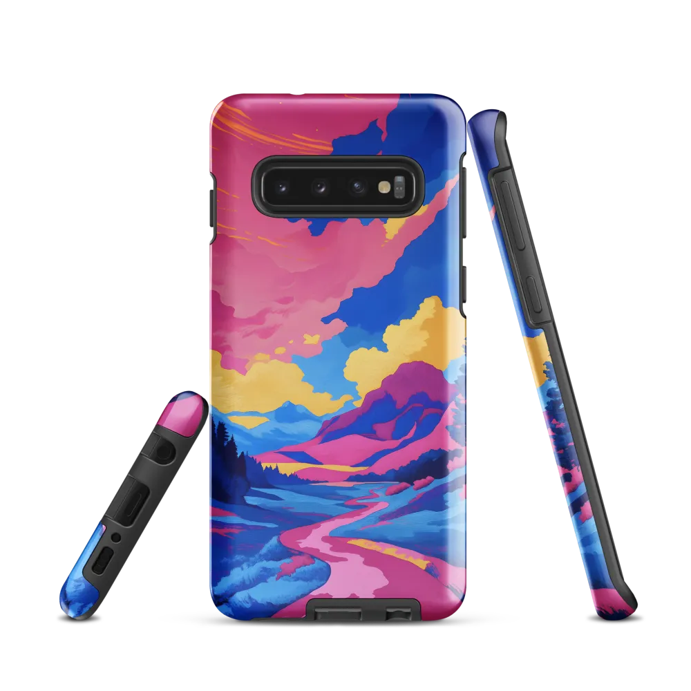 Dreamscape: The Serene River | Phone Case |  S10 | Tough Case | Glossy