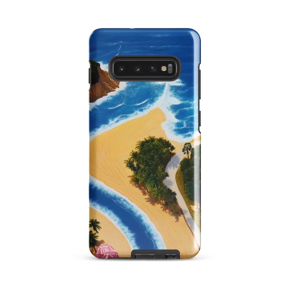 Tropical Serenity | Phone Case |  S10 Plus | Tough Case | Glossy