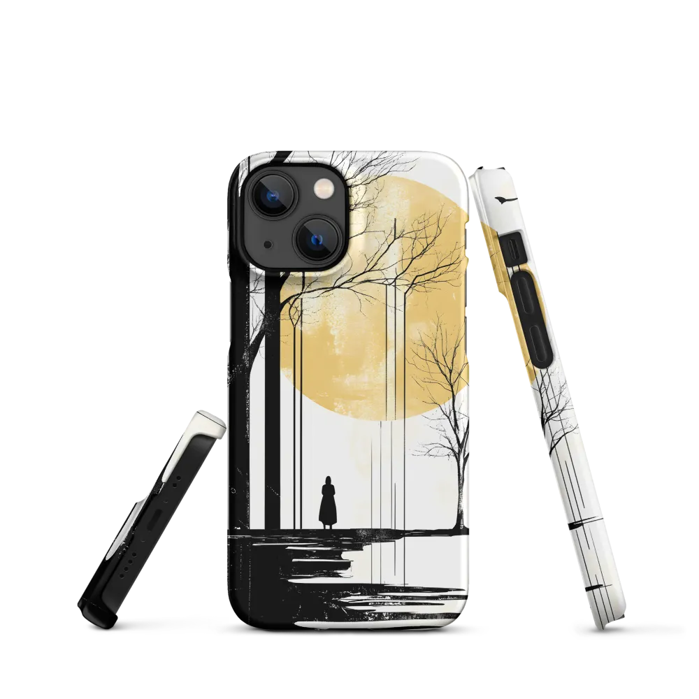 Solitude Under the Yellow Sun | Phone Case |  13 Mini | Snap Case | Matte