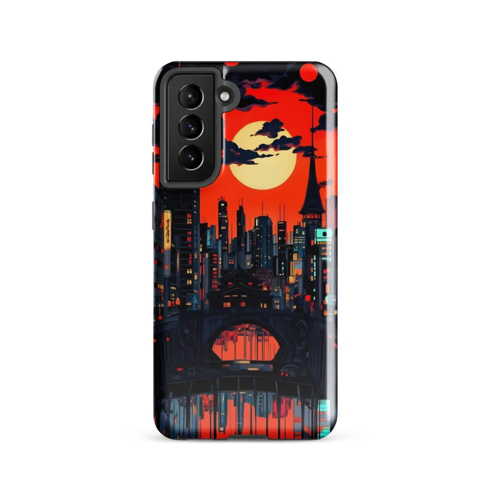 Nightfall in a Neon City