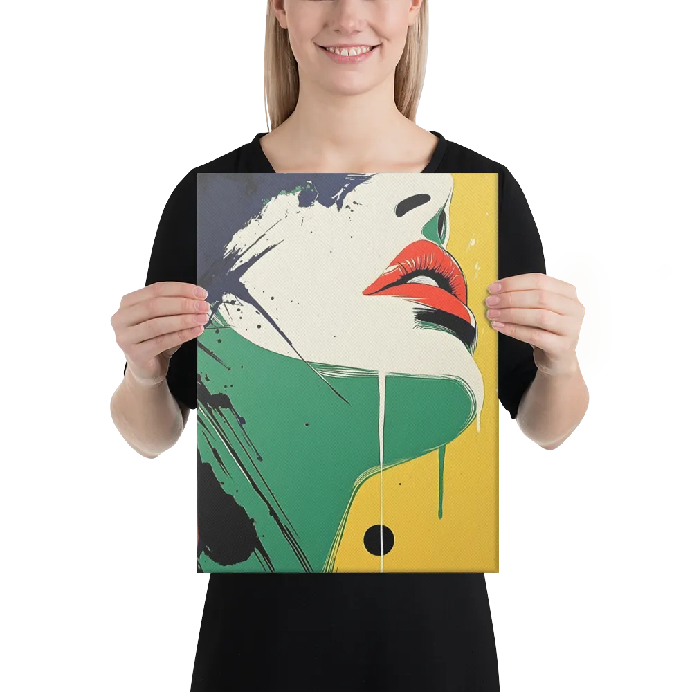 Bold Reflections: A Pop Art Portrait | Canvas | 12″×16″