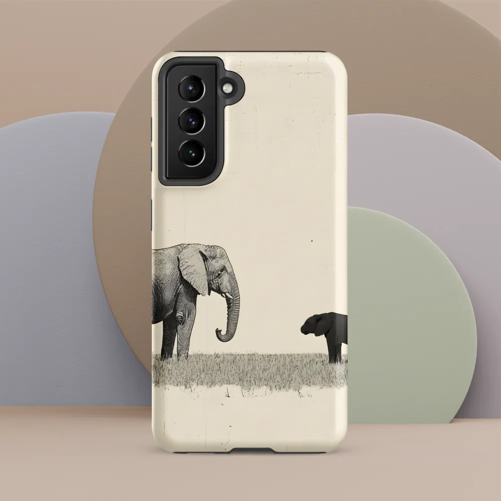 Contrasting Companions | Phone Case |  S21 FE | Tough Case | Matte
