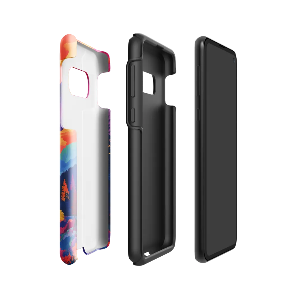 Radiant Serenity: A Surreal Landscape | Phone Case |  S10e | Tough Case | Glossy