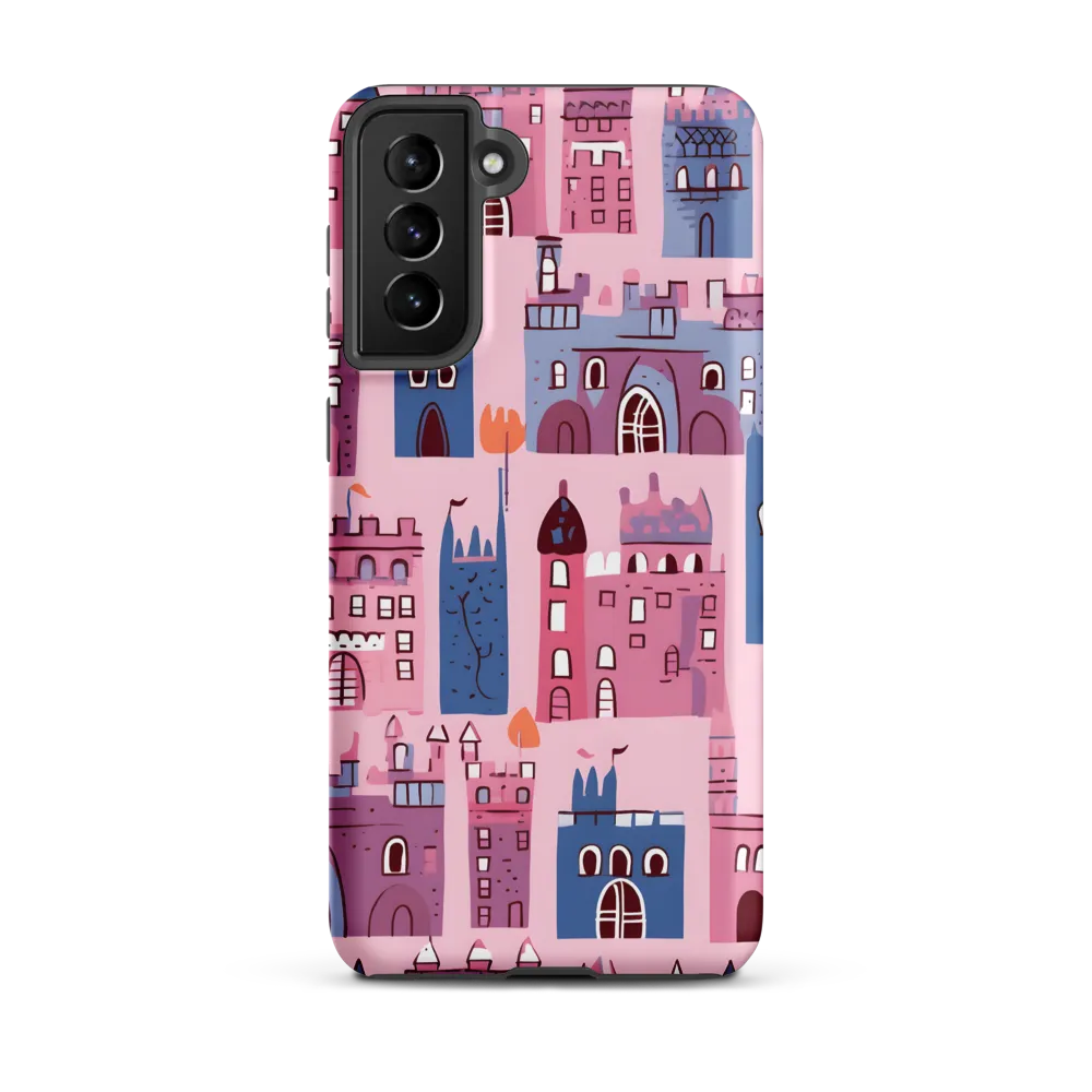 Whimsical Castles: A Playful Tapestry | Phone Case |  S21 Plus | Tough Case | Matte