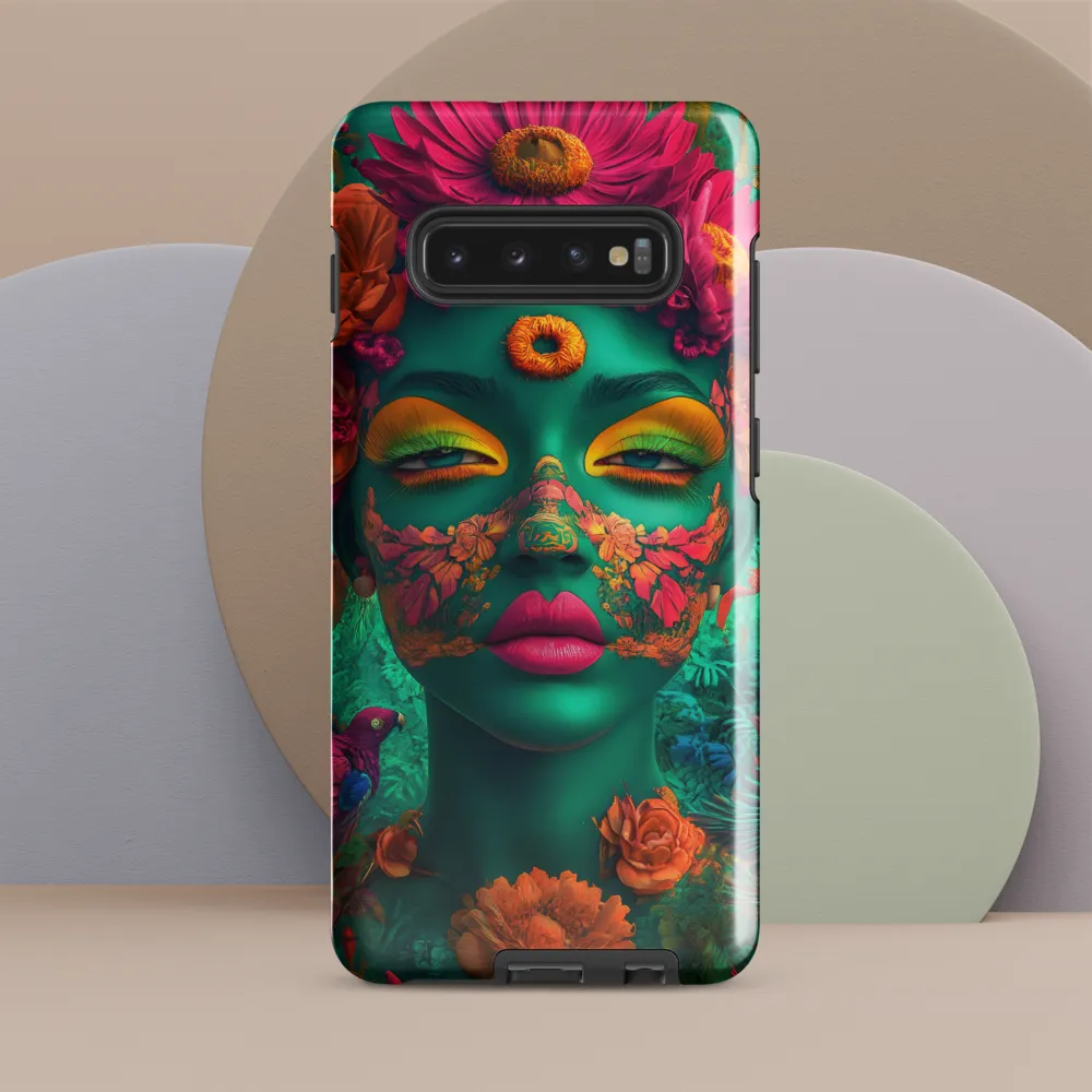 Floral Serenity | Phone Case |  S10 Plus | Tough Case | Glossy