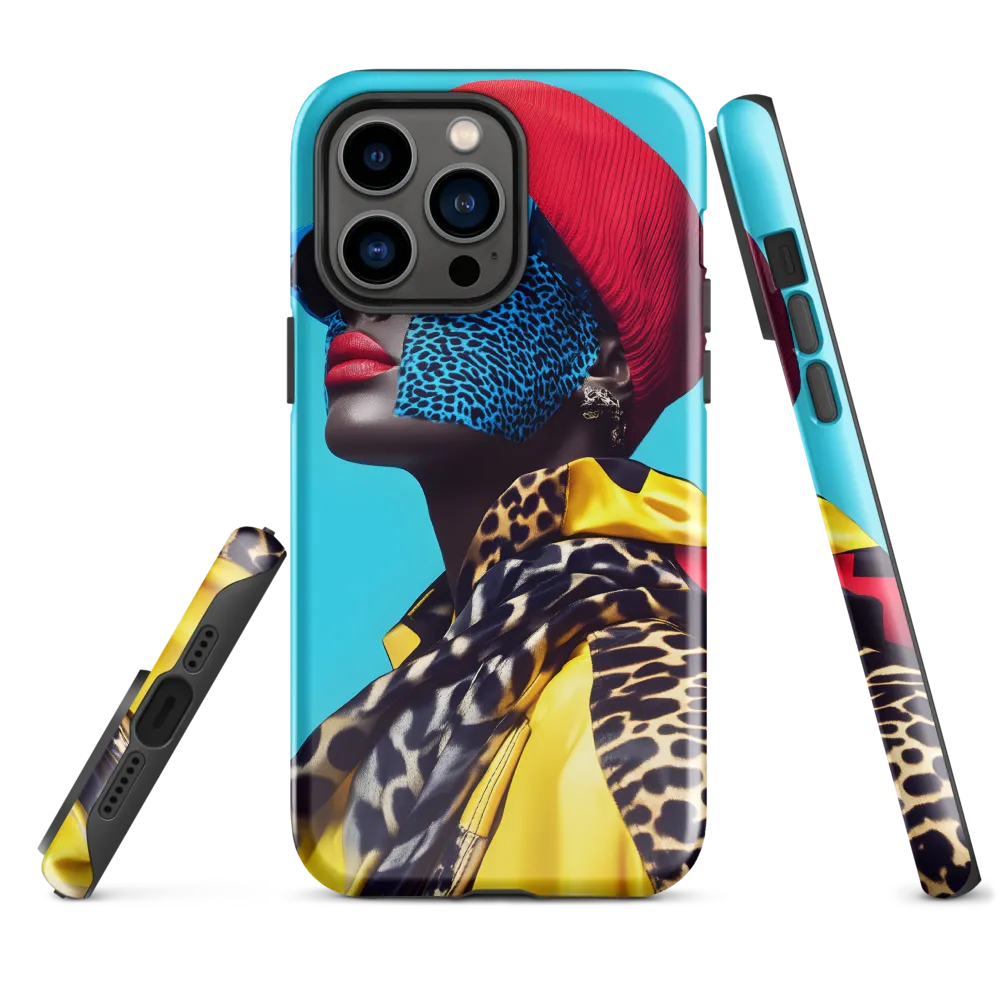 Bold Modernity: A Fashion Portrait | Phone Case |  14 Pro Max | Tough Case | Glossy