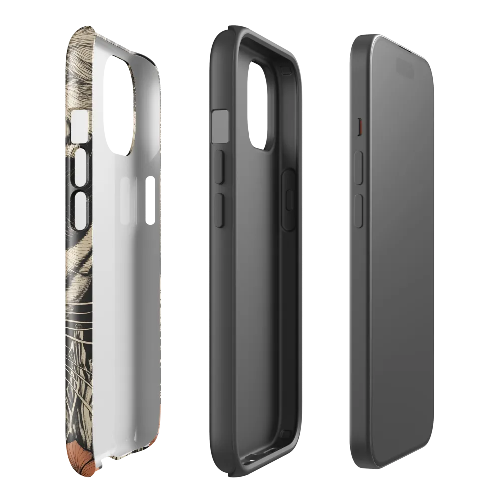 Feline Majesty: The Human-Leopard Connection | Phone Case |  15 | Tough Case | Glossy