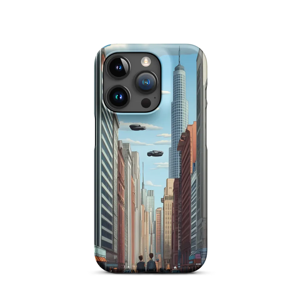 Futuristic Stroll through the Urban Skyline