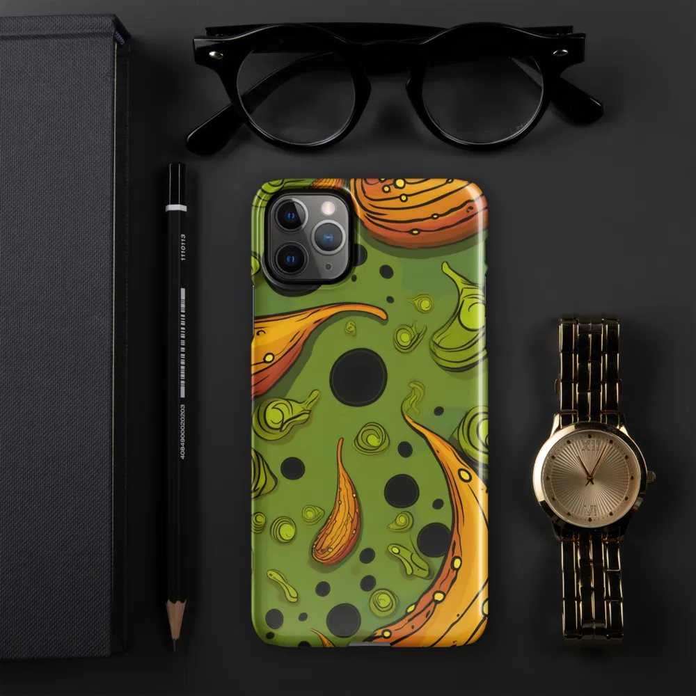 Whimsical Organic Patterns | Phone Case |  11 Pro Max | Snap Case | Glossy