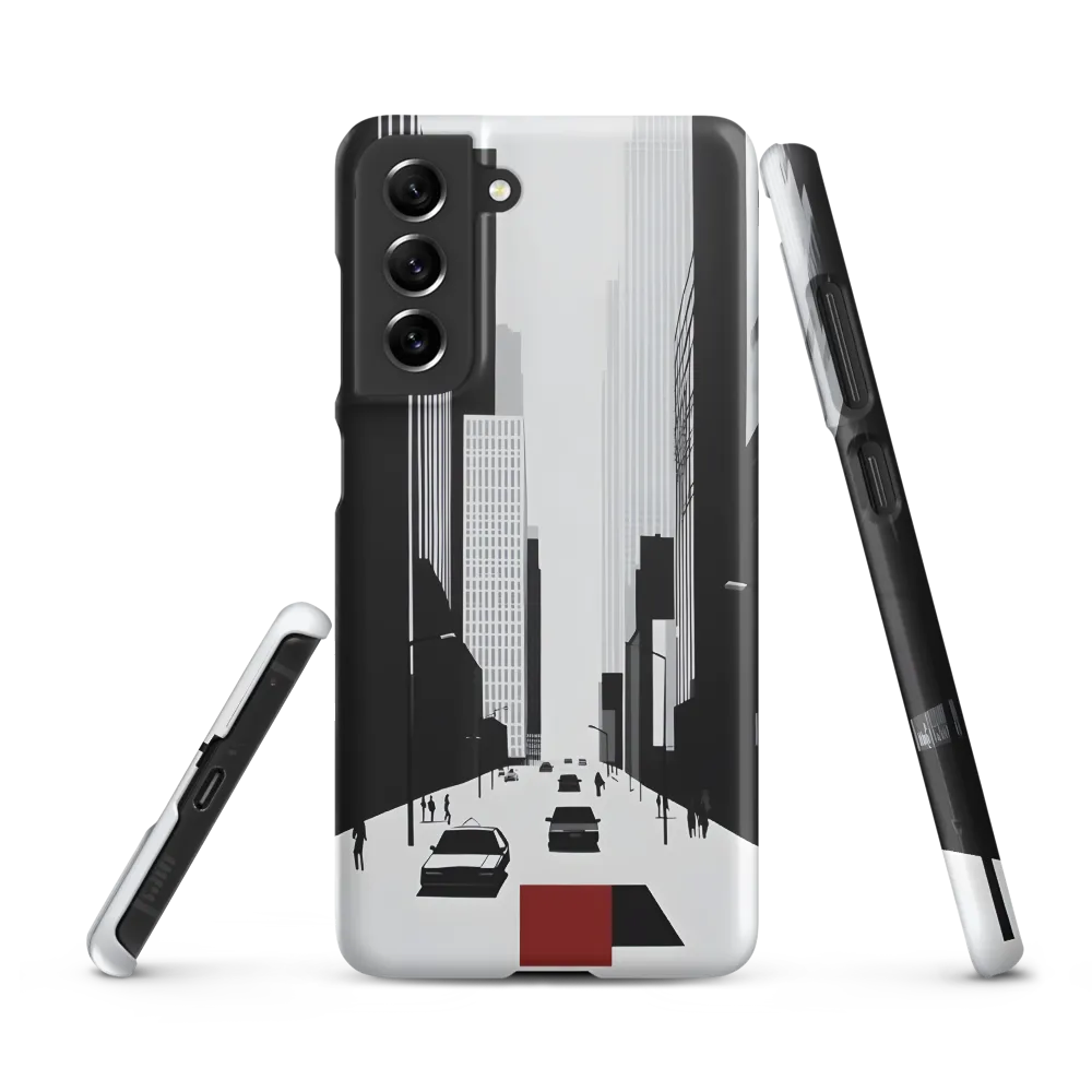Urban Solitude: A Minimalistic Cityscape