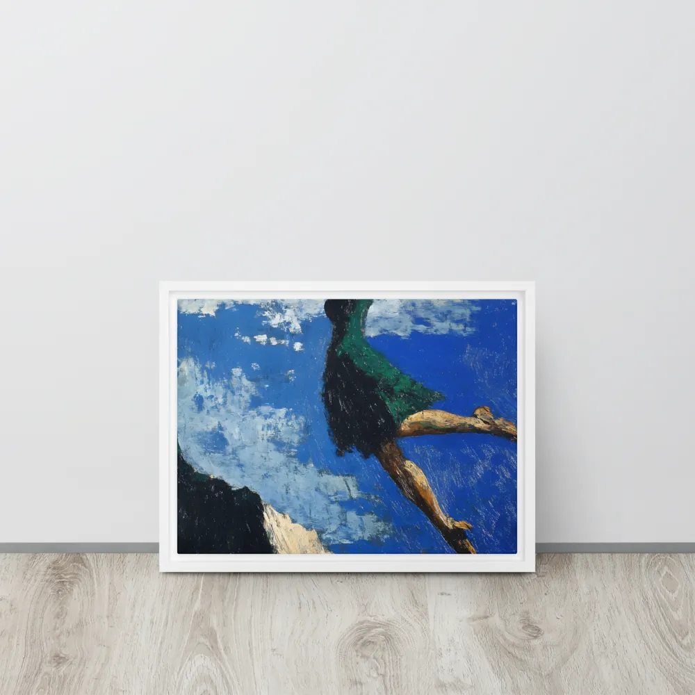 Boundless Ascent | Canvas with White Frame | 12″×16″