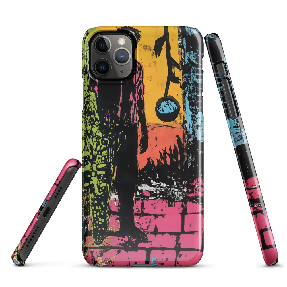 Urban Solitude: A Graffiti Journey | Phone Case |  11 Pro Max | Snap Case | Glossy