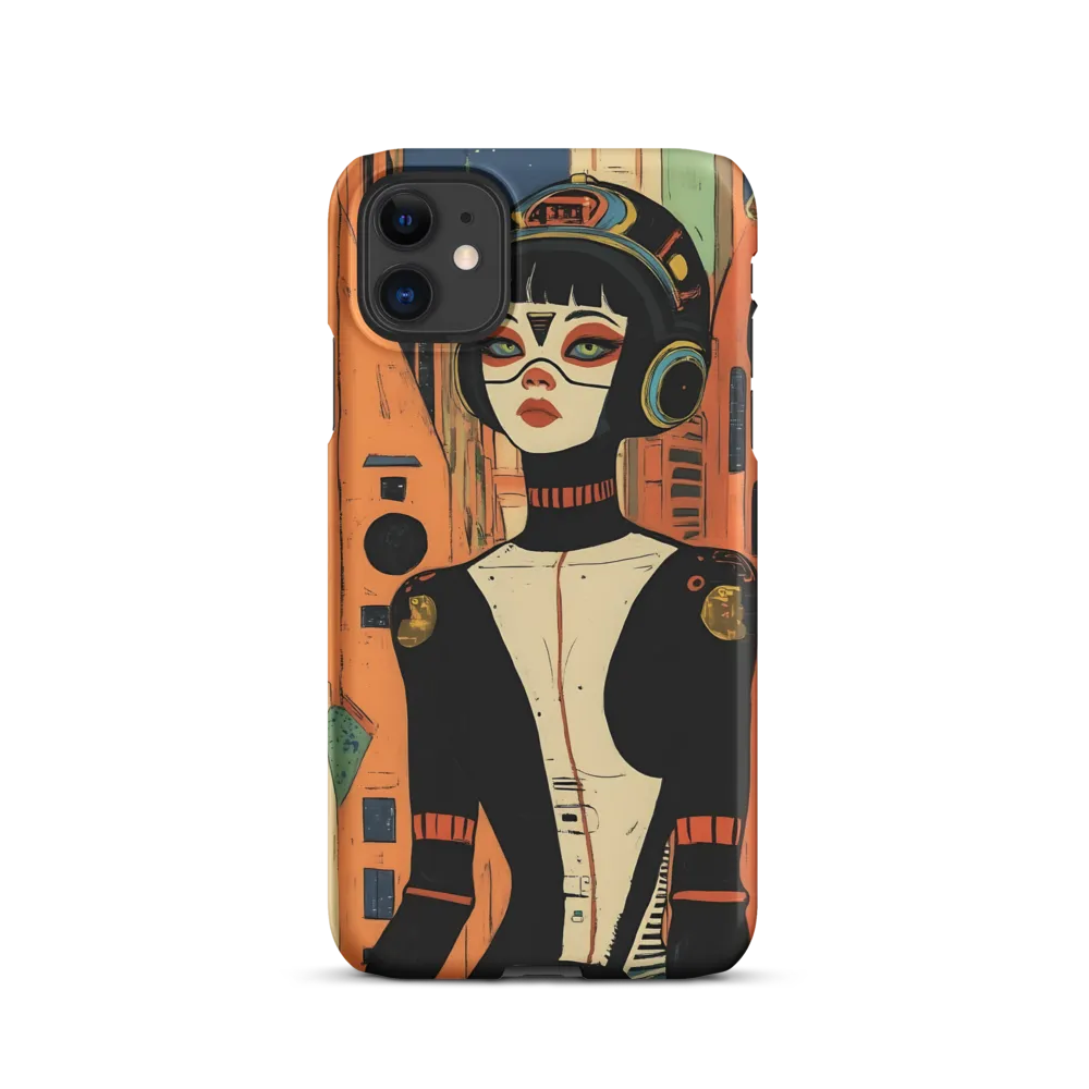 Futuristic Portrait of a Woman | Phone Case |  11 | Snap Case | Matte